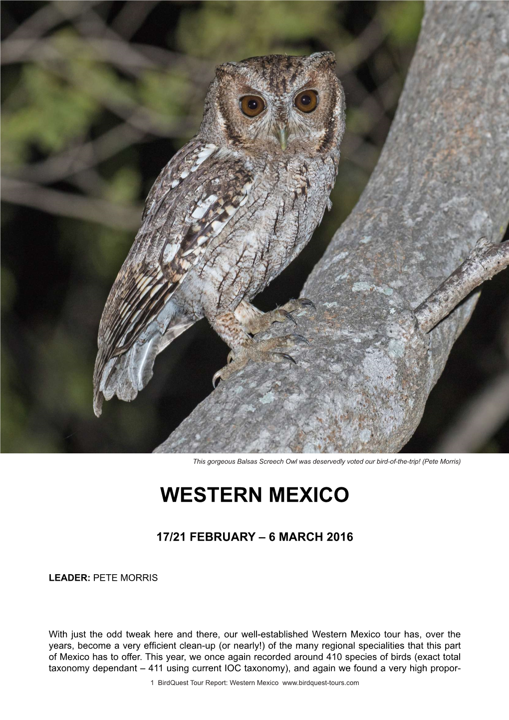 Western Mexico