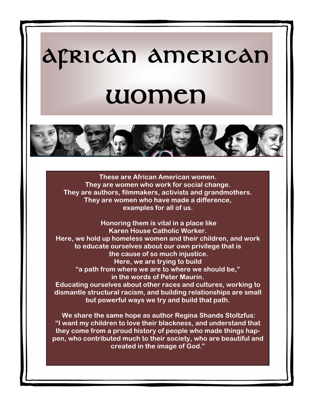 African American Women