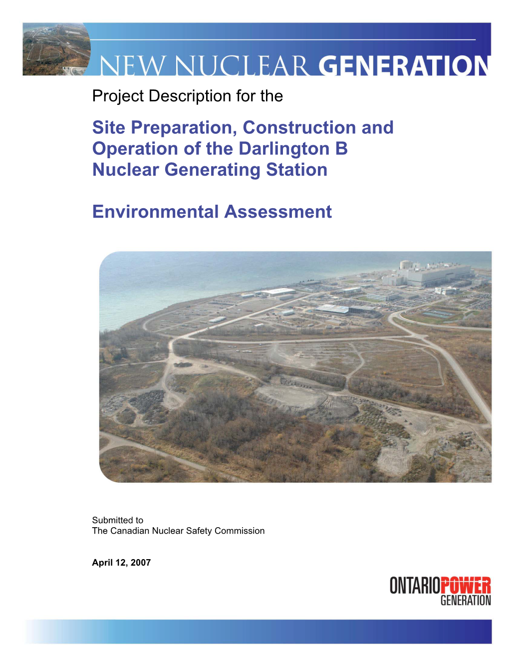 Darlington B Nuclear Generating Station