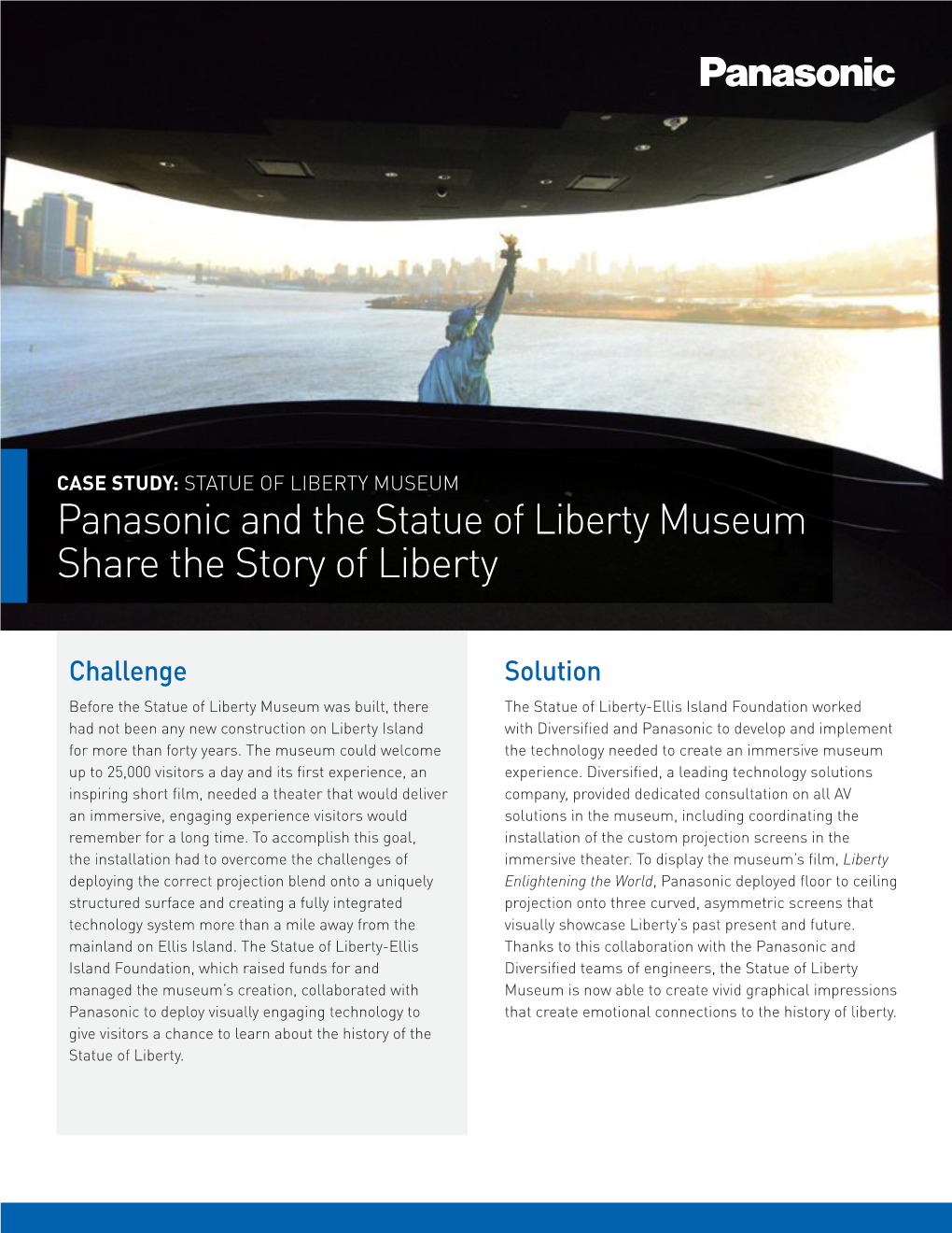 Panasonic and the Statue of Liberty Museum Share the Story of Liberty