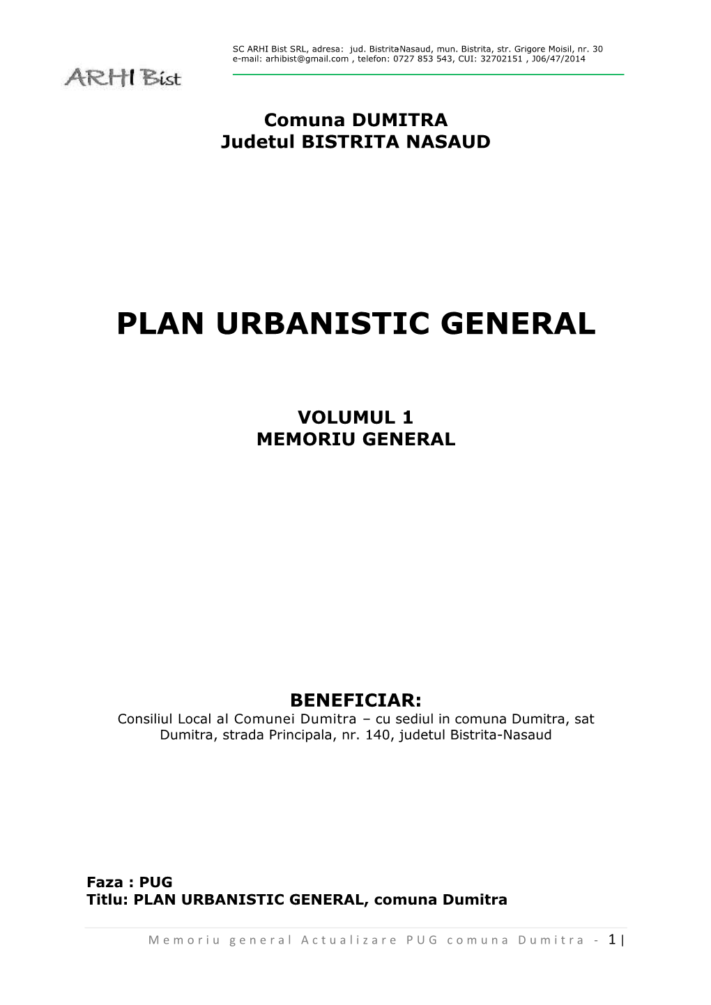 Plan Urbanistic General