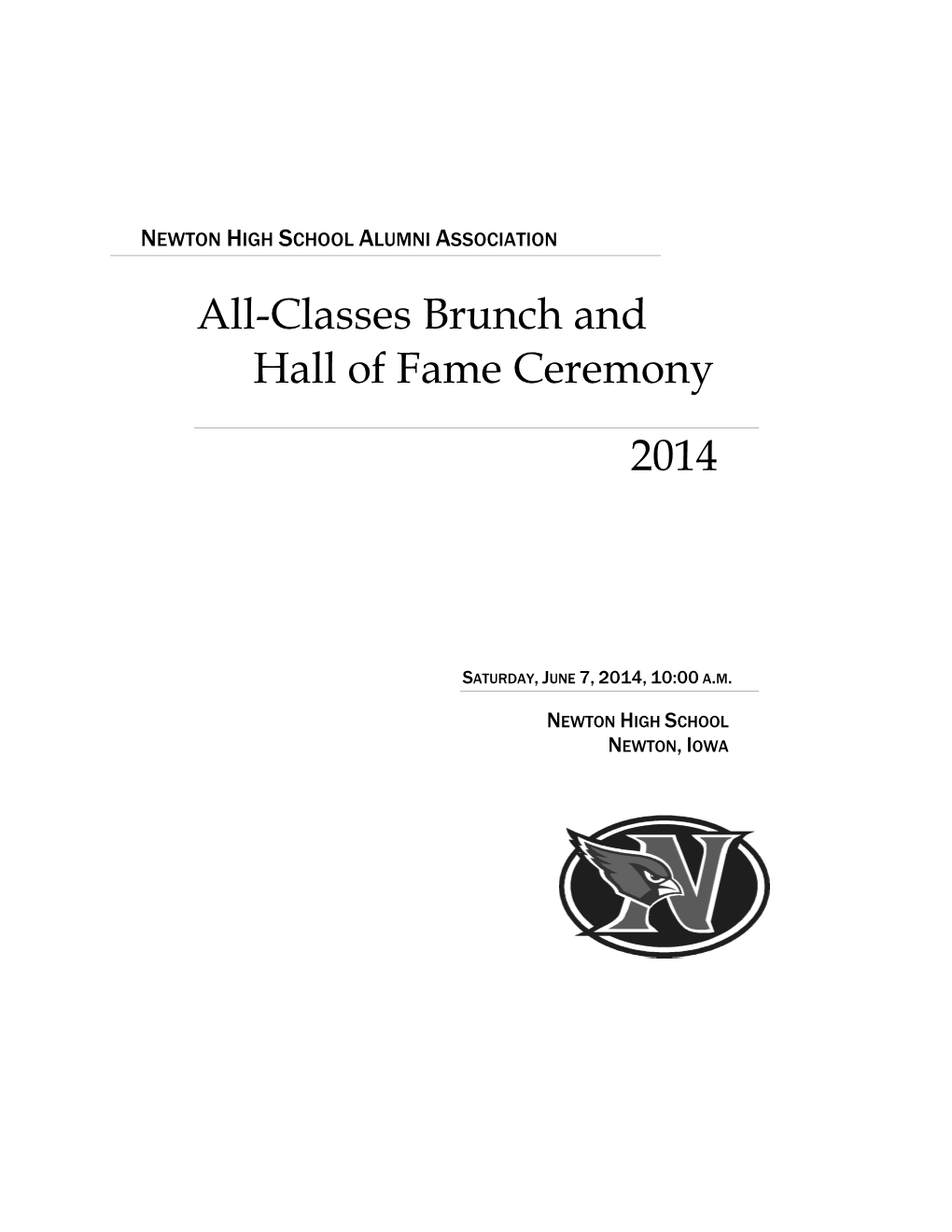 All-Classes Brunch and Hall of Fame Ceremony 2014