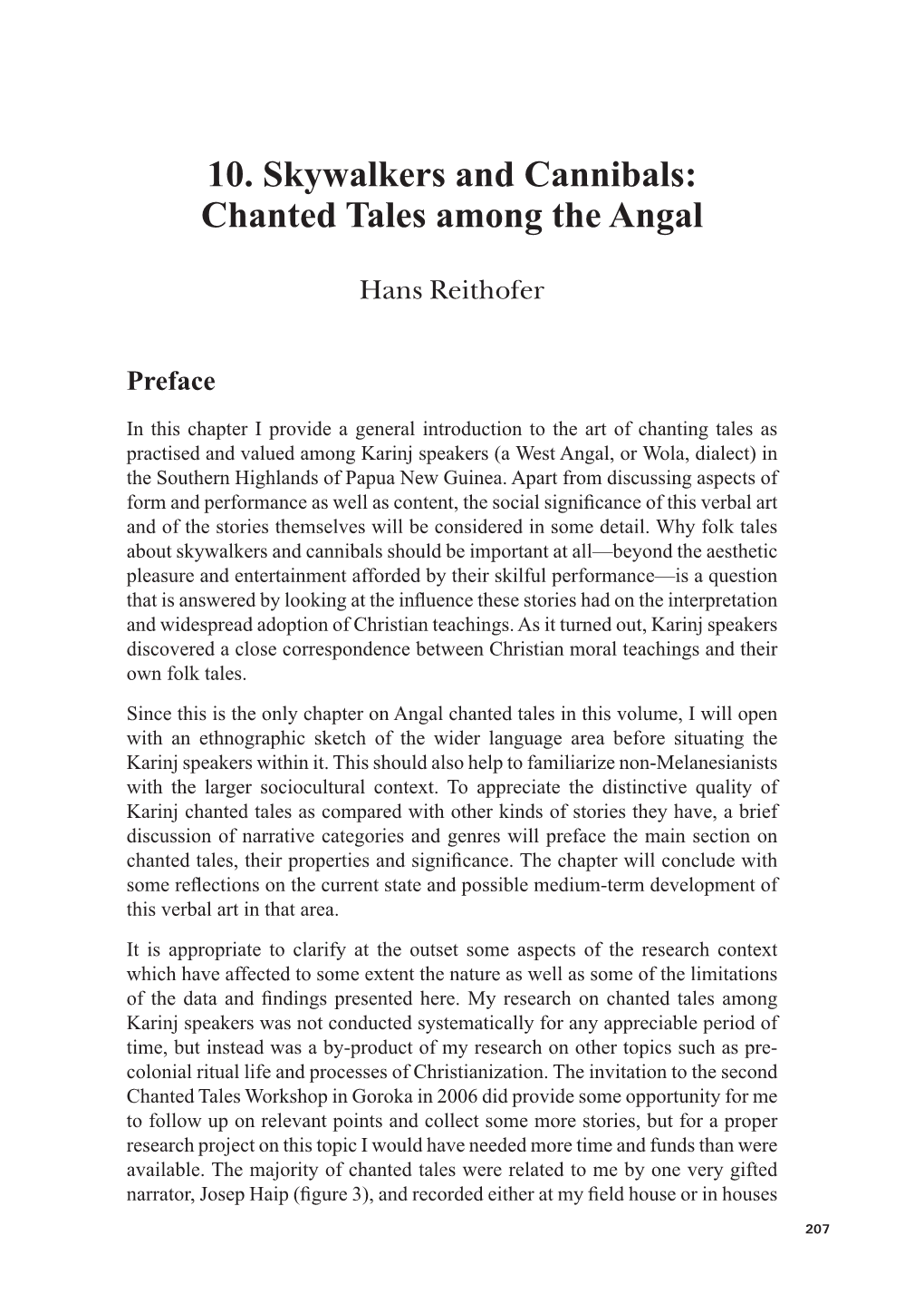 10. Skywalkers and Cannibals: Chanted Tales Among the Angal