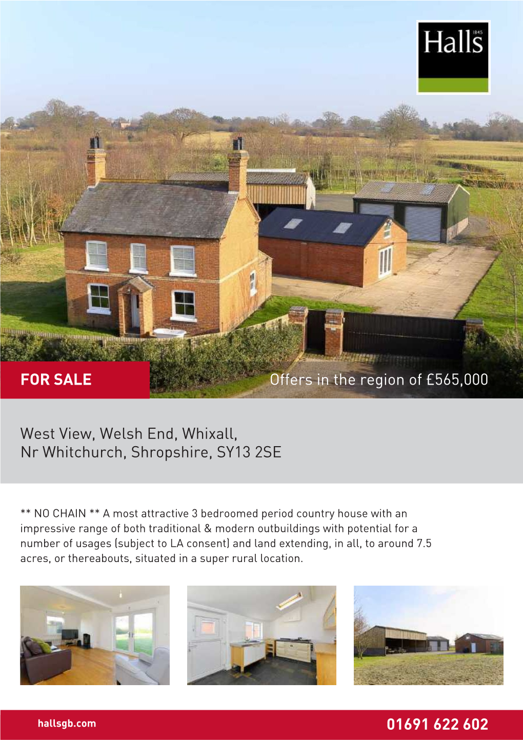 West View, Welsh End, Whixall, Nr Whitchurch, Shropshire, SY13 2SE