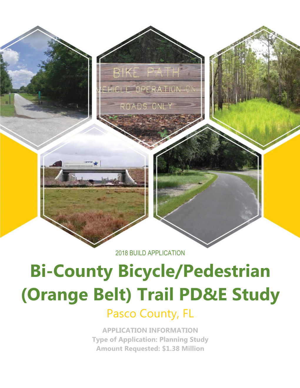 Bi-County Bicycle/Pedestrian (Orange Belt) Trail PD&E Study