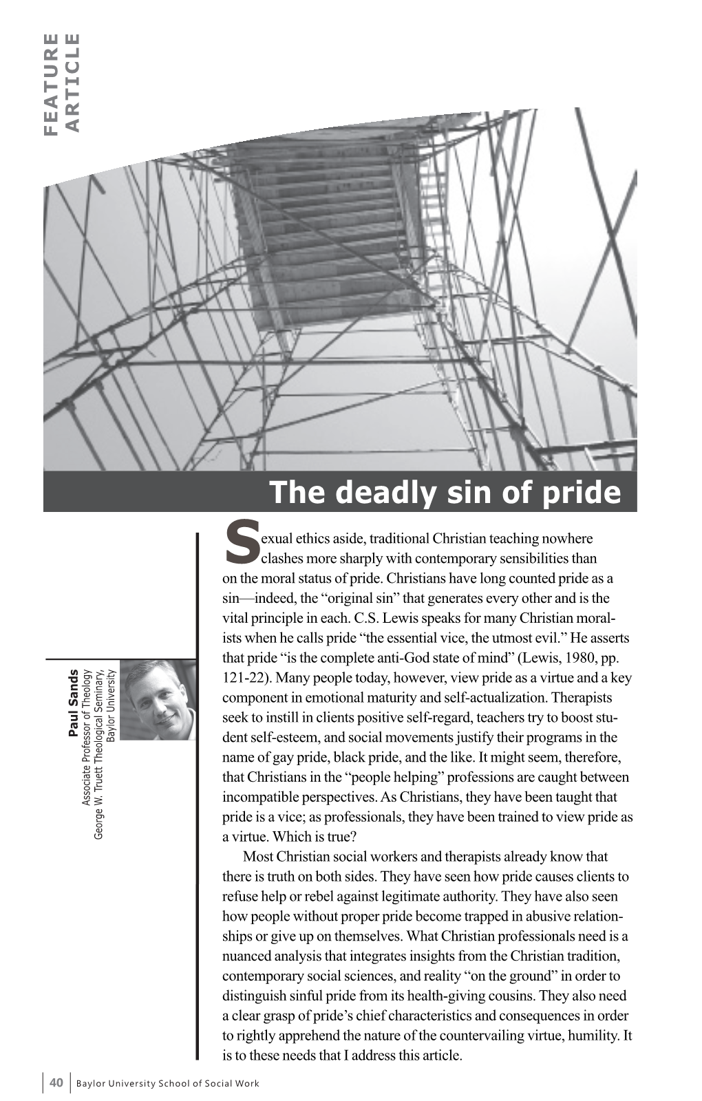 The Deadly Sin of Pride