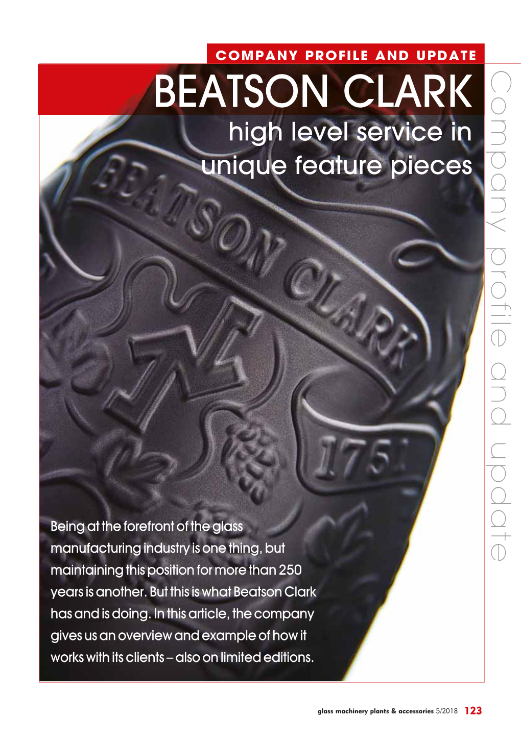 BEATSON CLARK High Level Service in Unique Feature Pieces