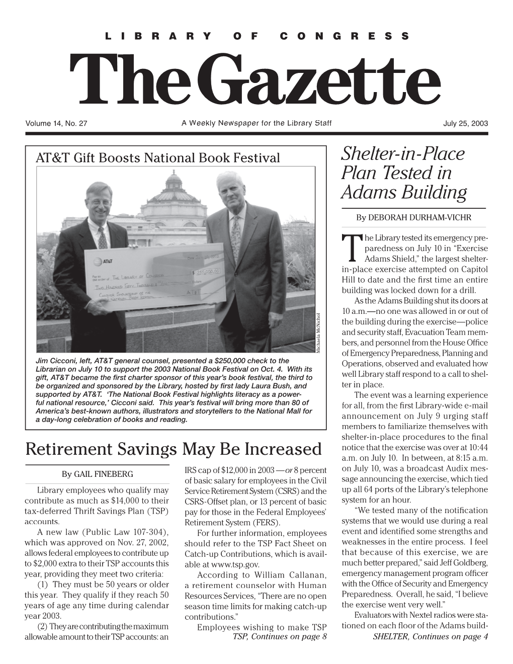 Get This Week's Gazette