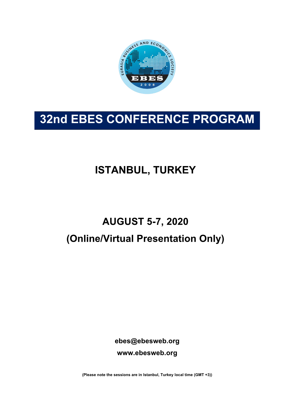 32Nd EBES CONFERENCE PROGRAM