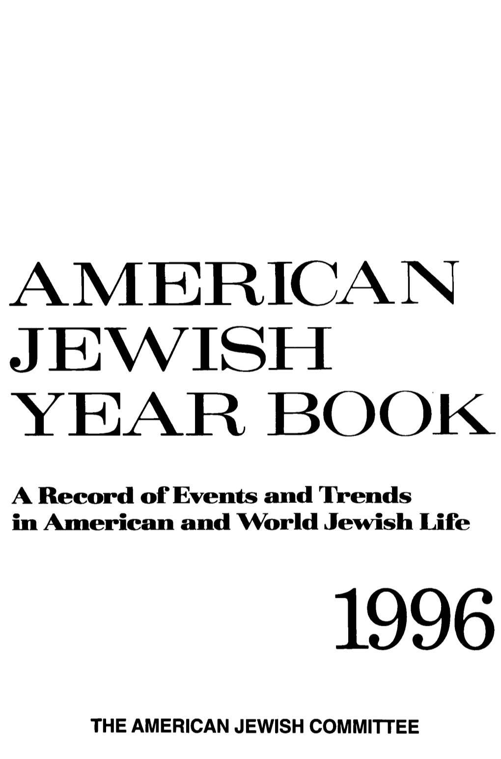 American Jewish Year Book