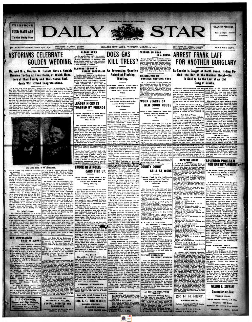 Brooklyn NY Daily Star, 19 March 1907
