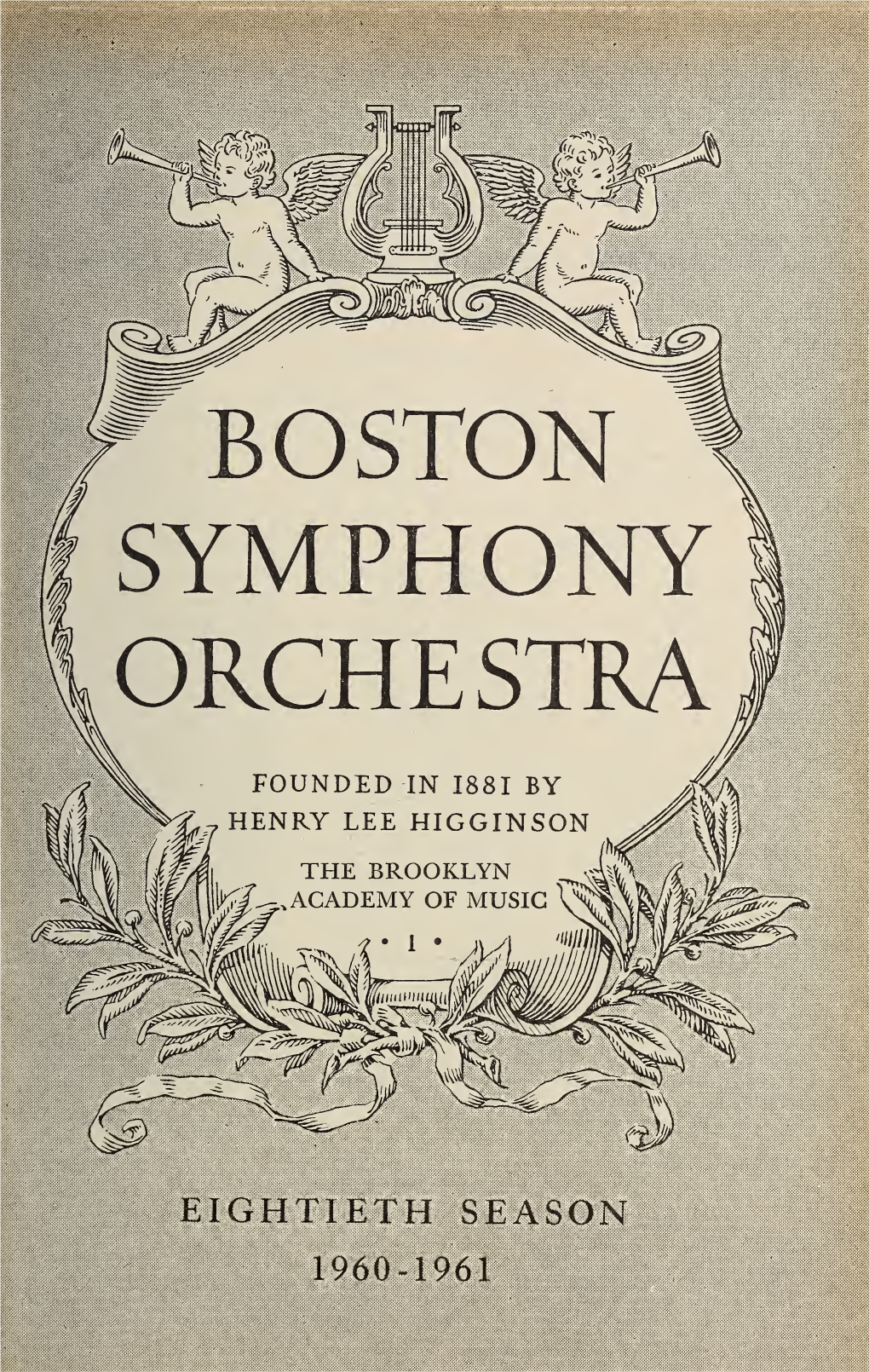 Boston Symphony Orchestra Concert Programs, Season 80, 1960-1961, Trip