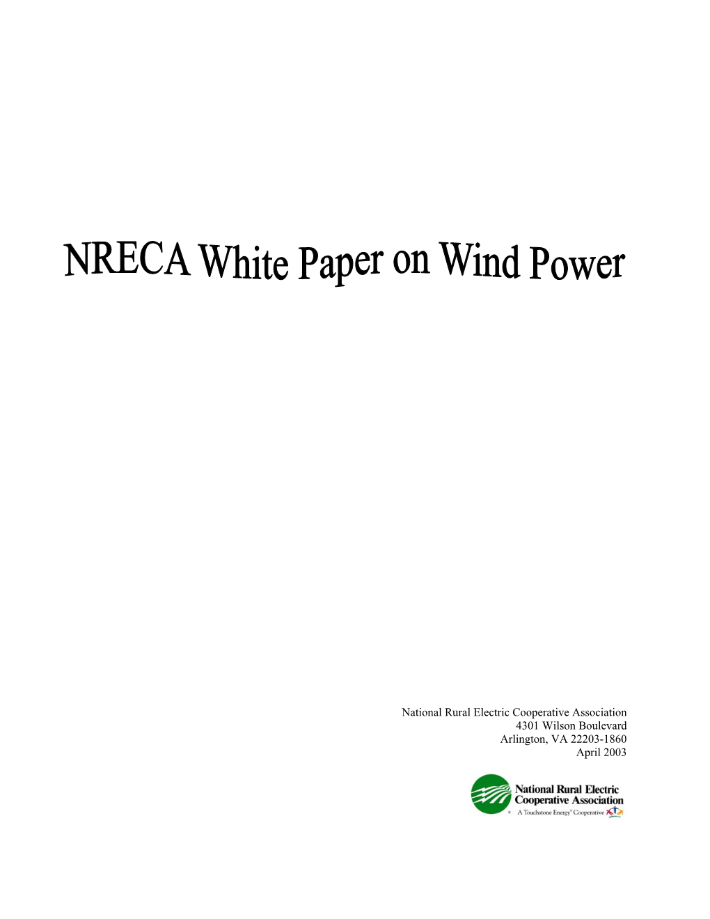 Whitepaper on Wind Power.Pdf