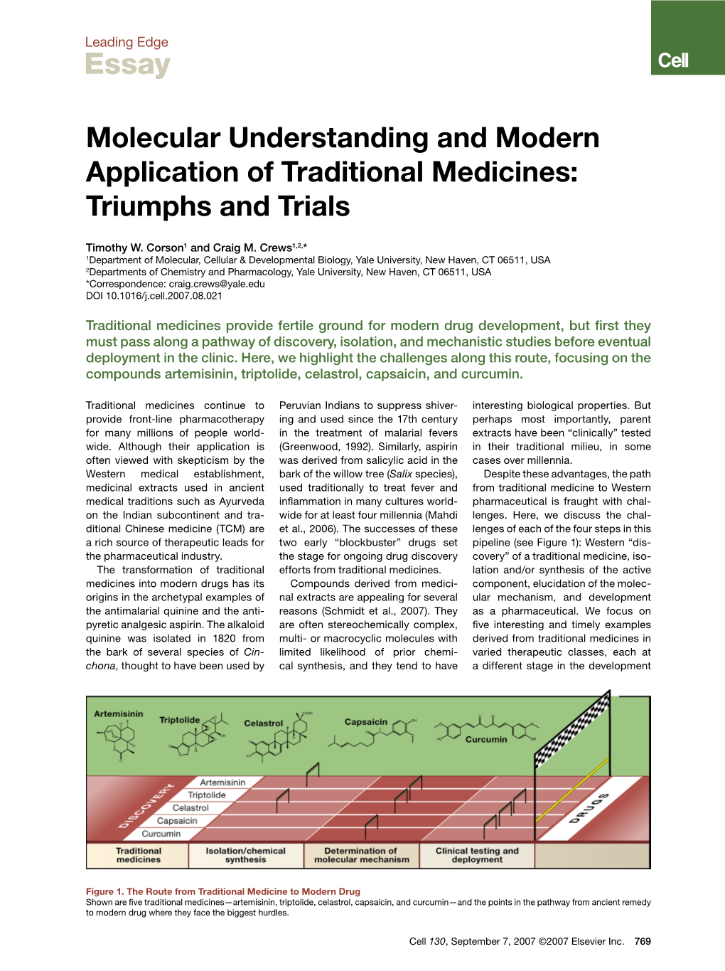 Molecular Understanding and Modern Application of Traditional Medicines: Triumphs and Trials