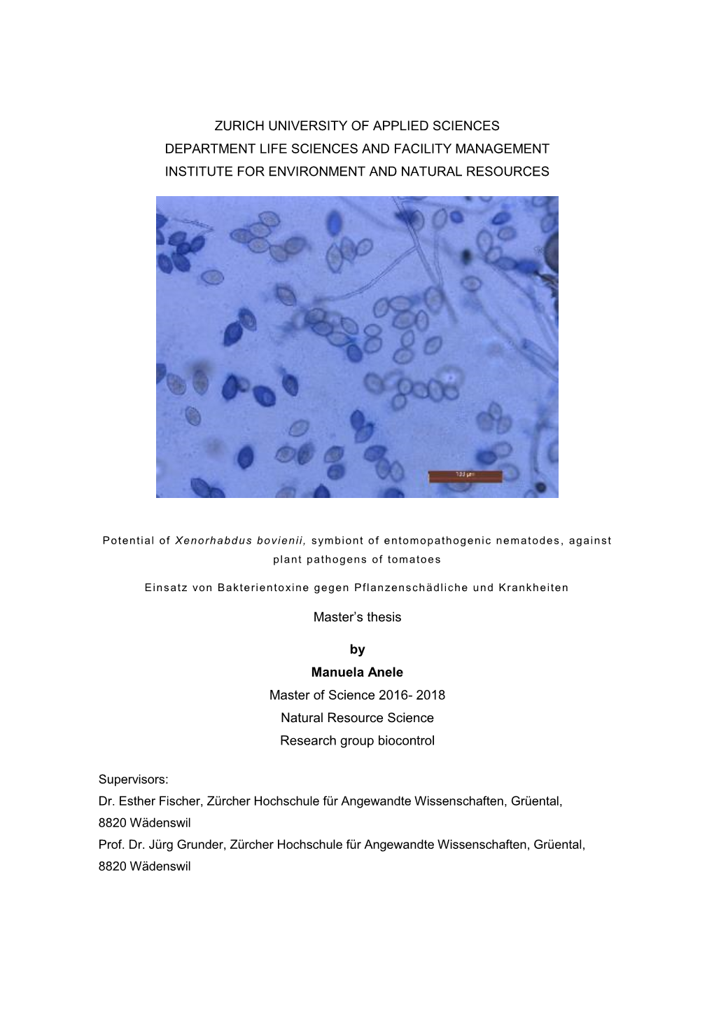 Potential of Xenorhabdus Bovienii, Symbiont of Entomopathogenic Nematodes , Against Plant Pathogens of Tomatoes