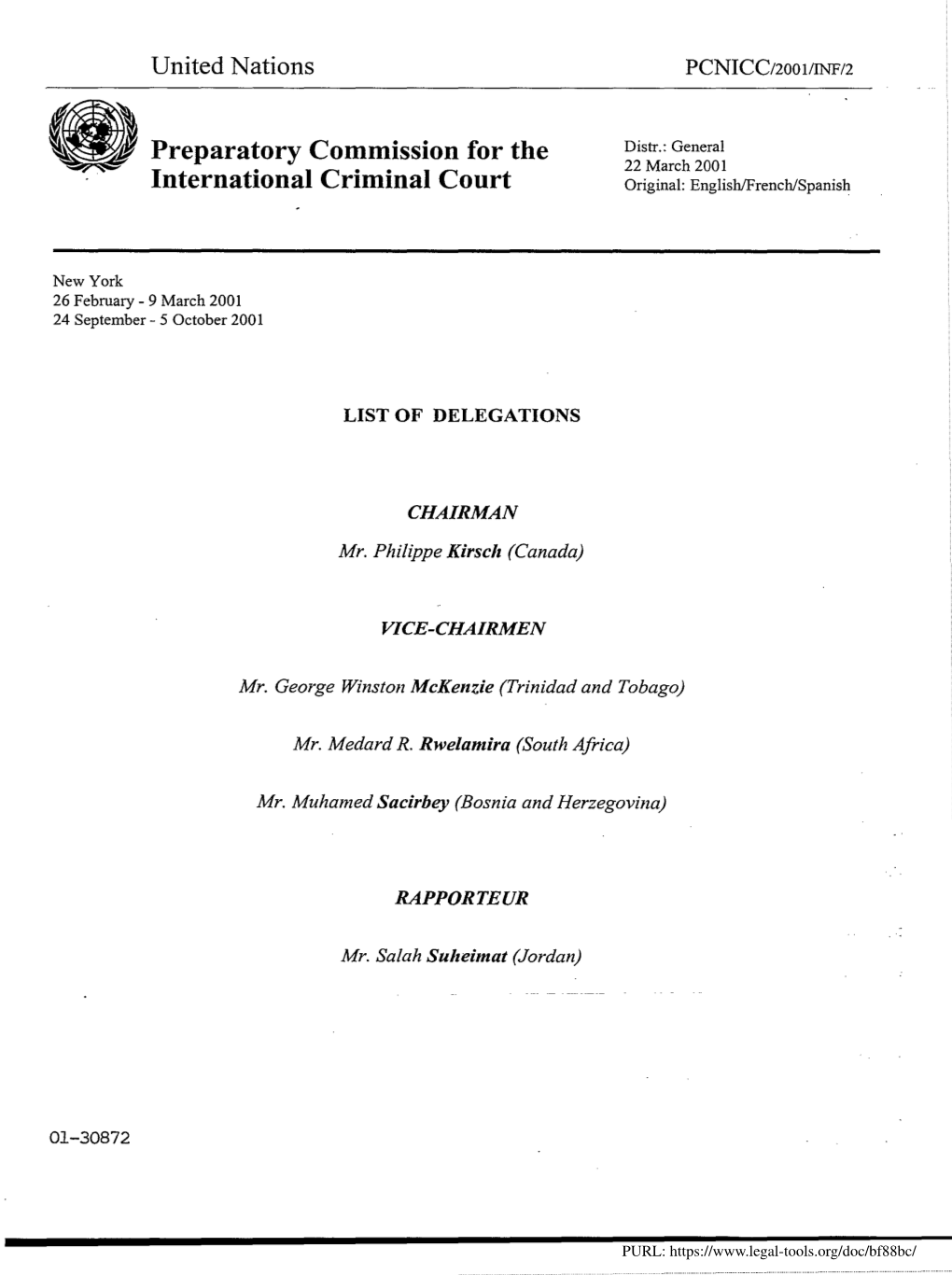 Preparatory Commission for the International Criminal Court