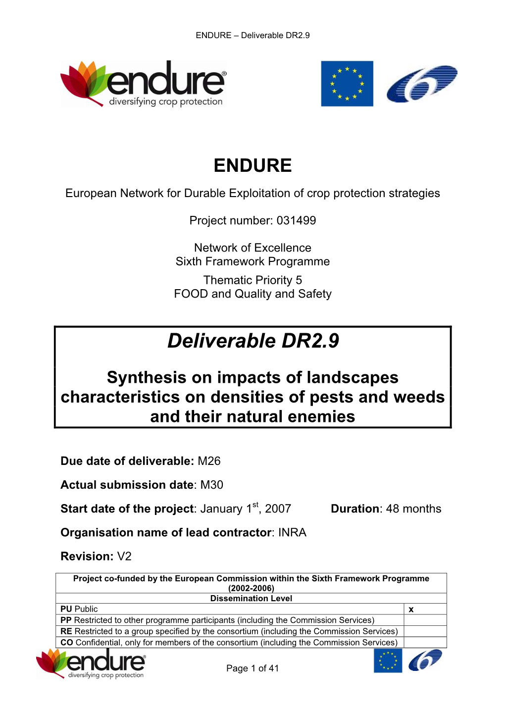 Endure Dr2.9