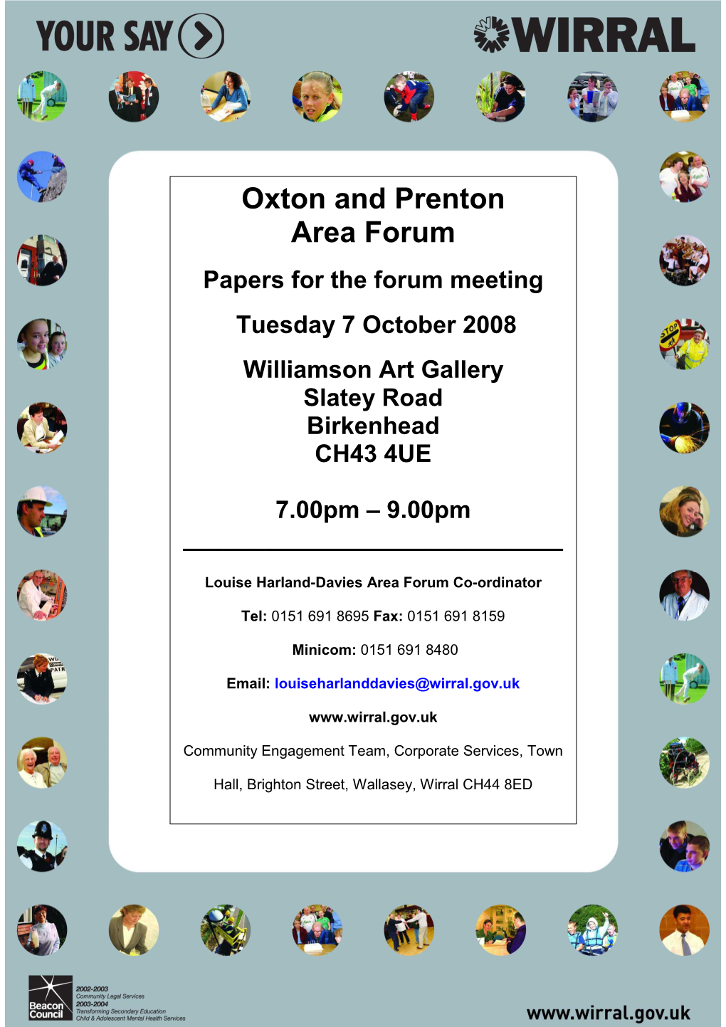 Oxton and Prenton Area Forum