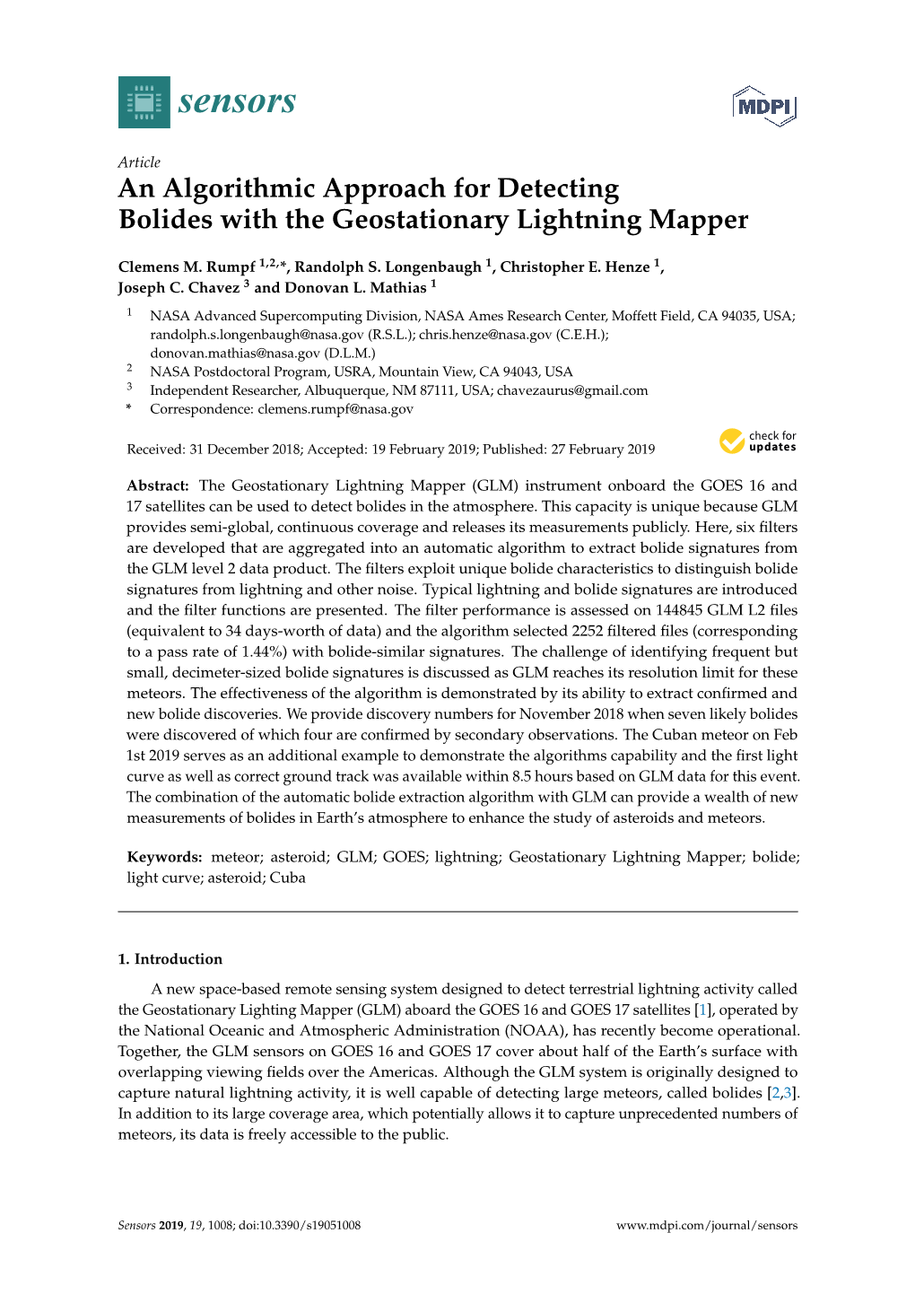 An Algorithmic Approach for Detecting Bolides with the Geostationary Lightning Mapper