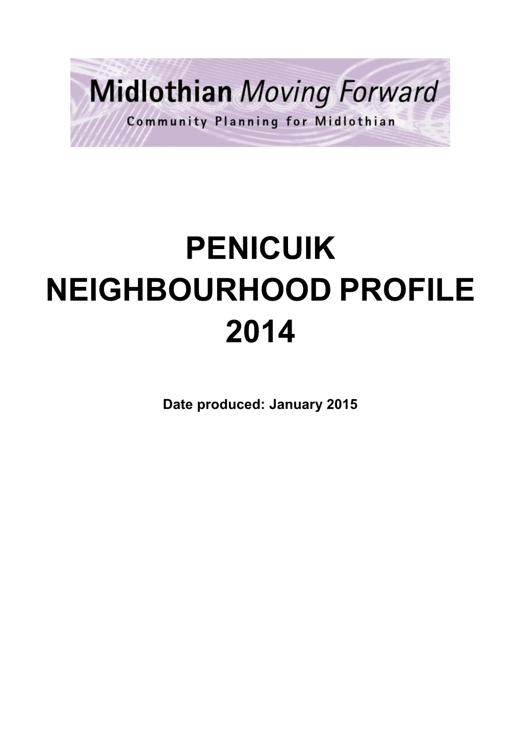 Penicuik Neighbourhood Profile 2014, PDF