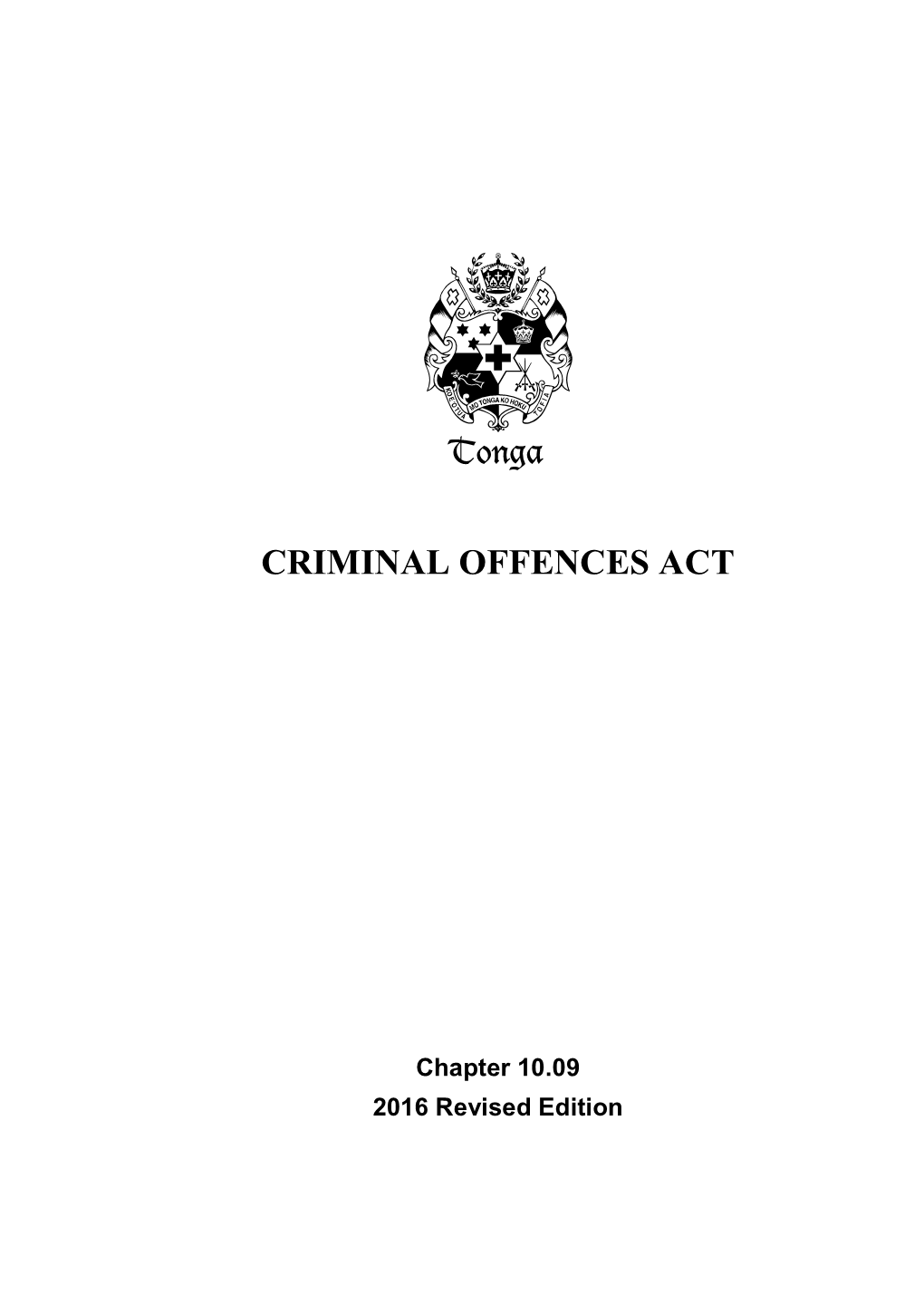 Criminal Offences Act