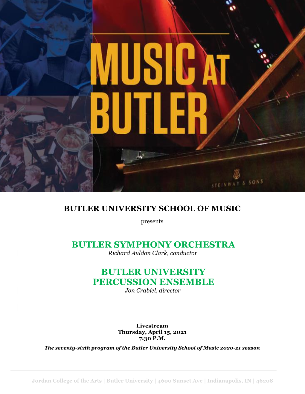 Butler Symphony Orchestra Butler University