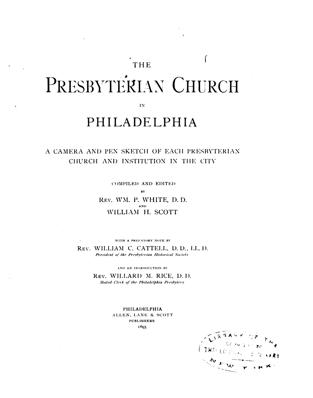 Presbyterian Church of Philadelphia