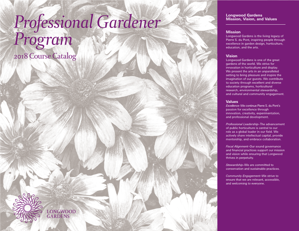 Professional Gardener Program