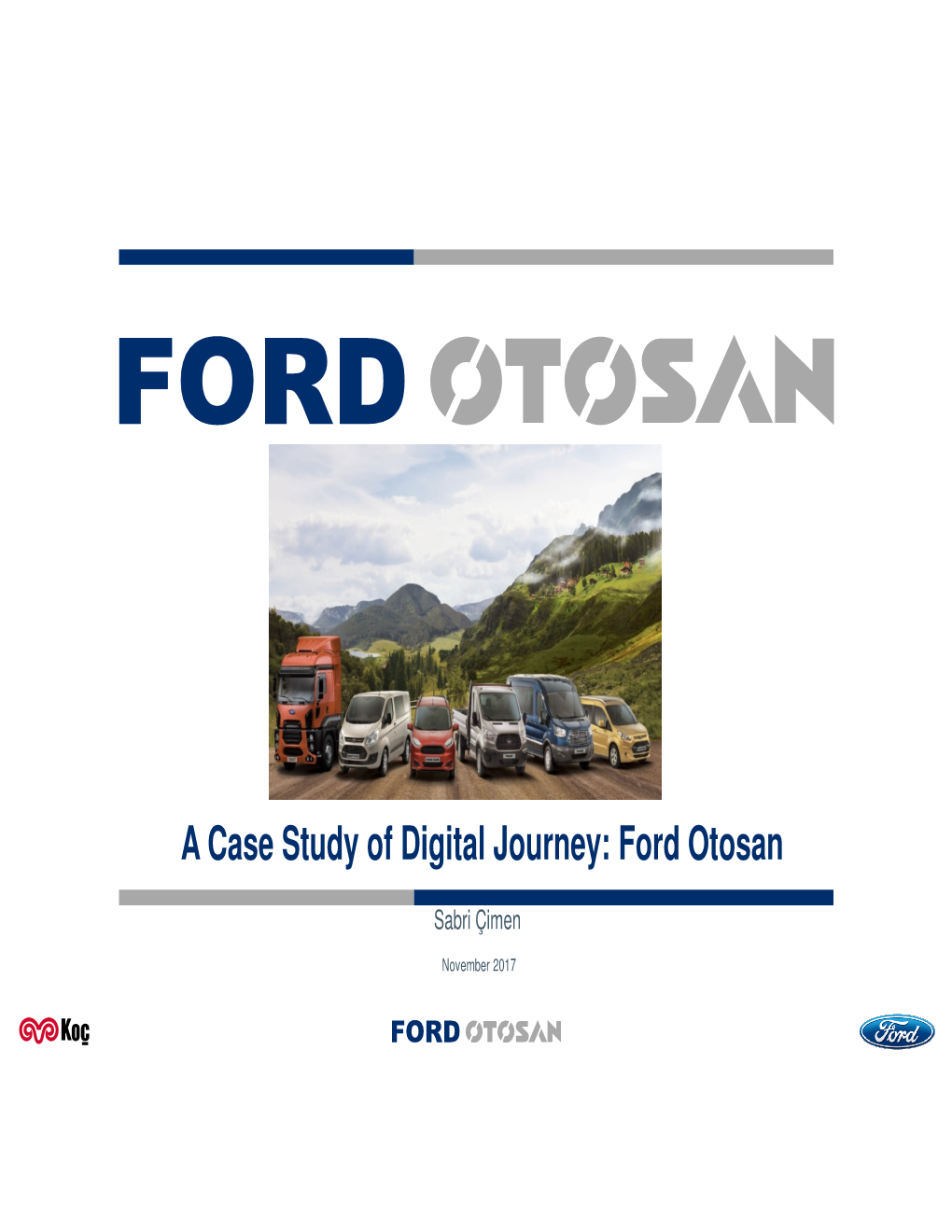 A Case Study of Digital Journey: Ford Otosan