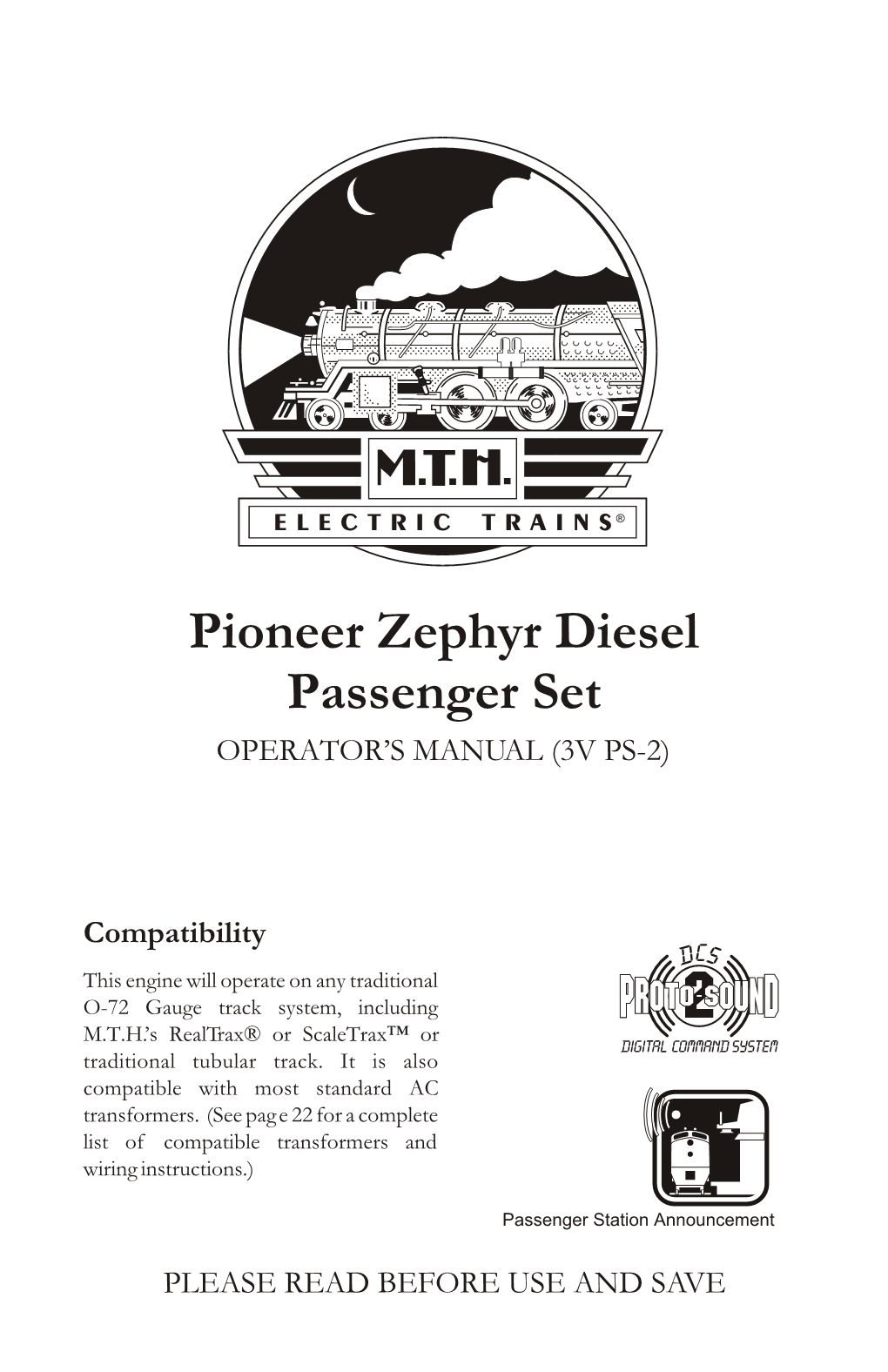 PR Pioneer Zephyr Diesel Set.Cdr