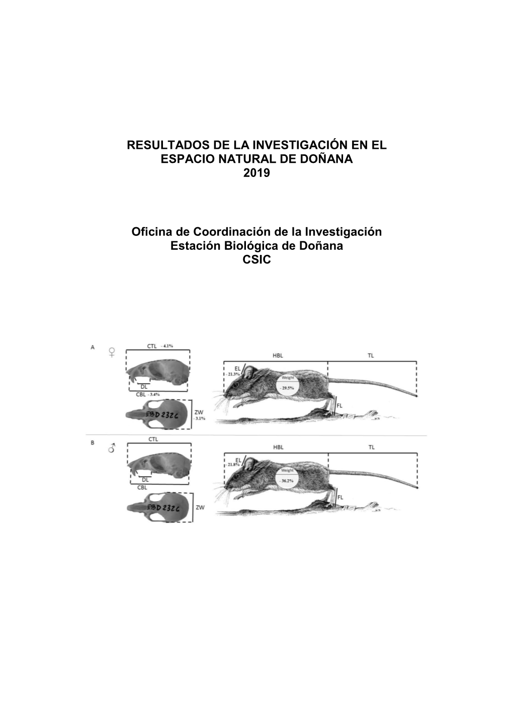 Resultados De La Investigación En El Espacio Natural De Doñana 2019