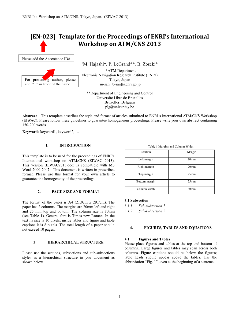 Proceedings Template - WORD s19