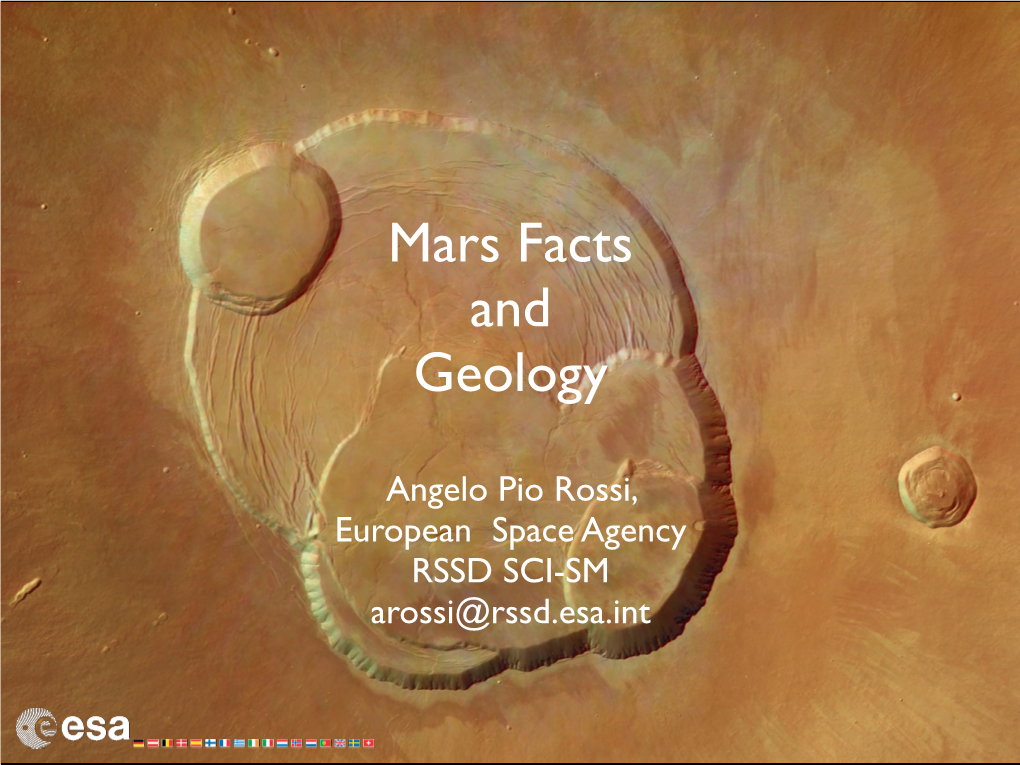 Mars Facts and Geology