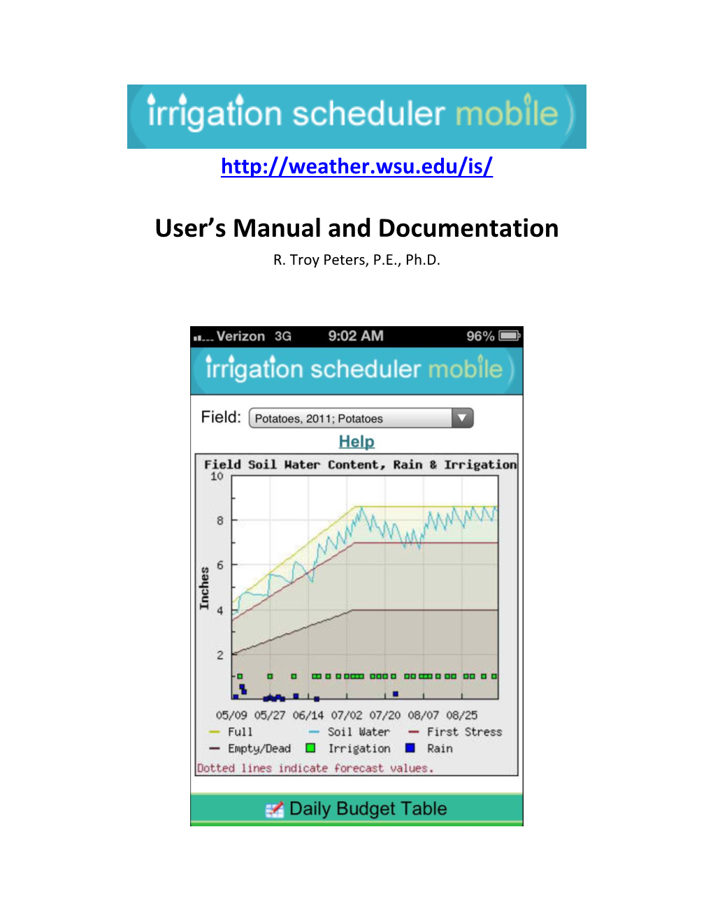 User's Manual and Documentation