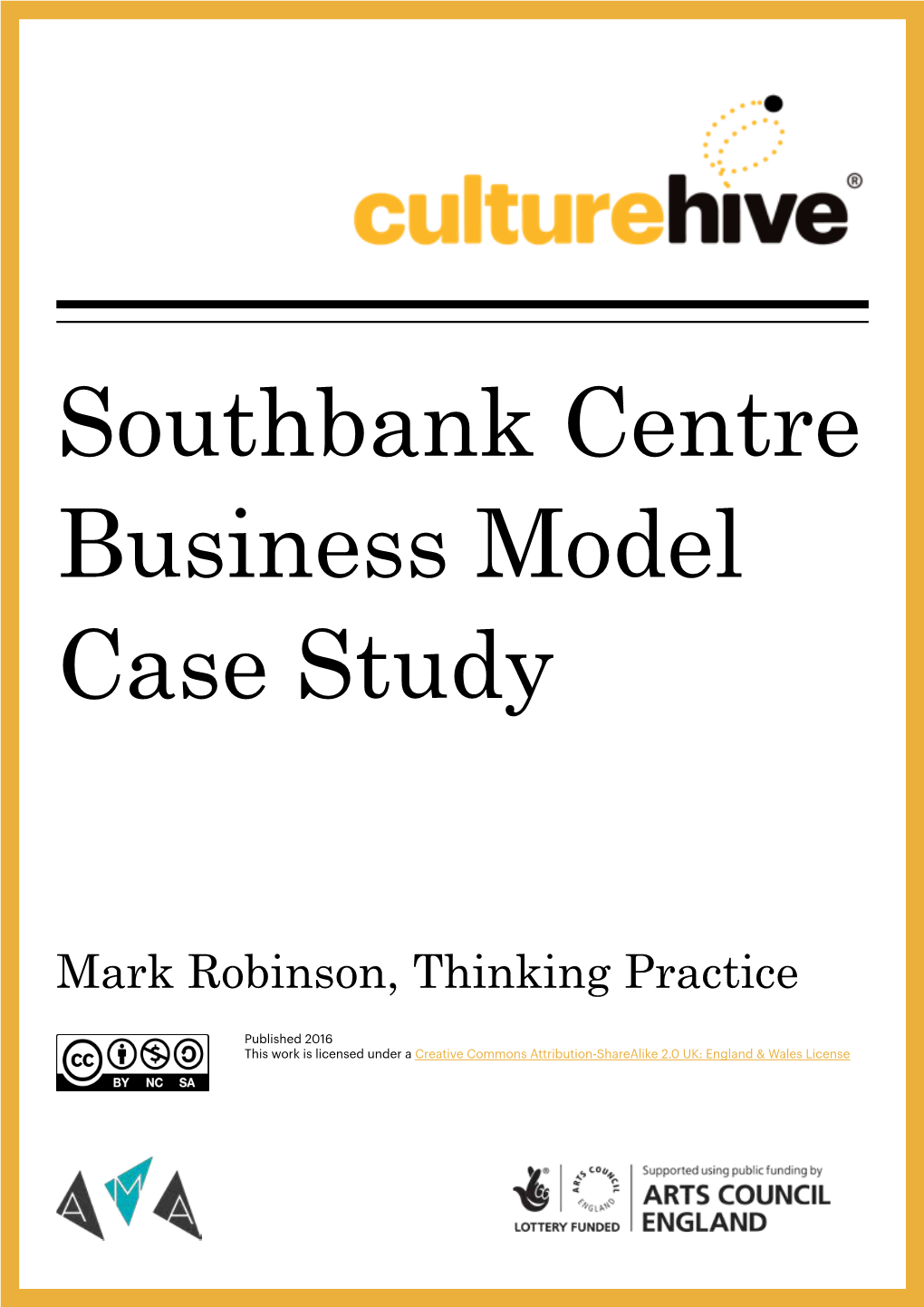 Southbank Centre Business Model Case Study