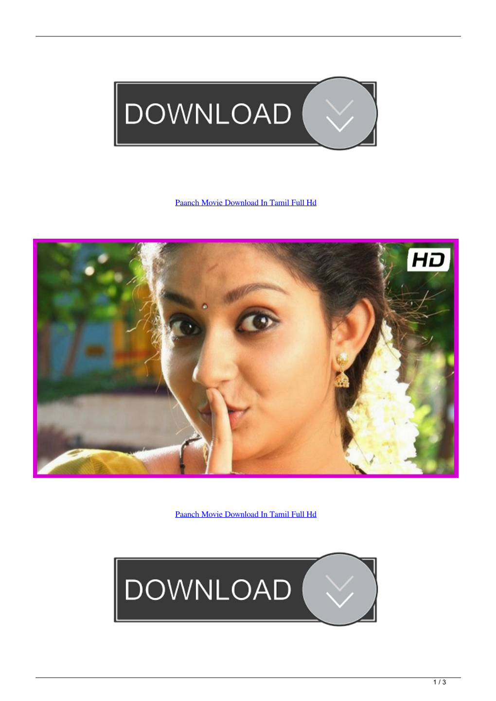 Paanch Movie Download in Tamil Full Hd