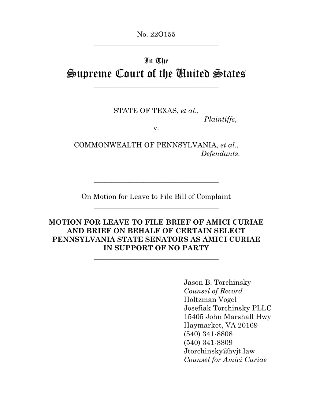 Amicus Brief