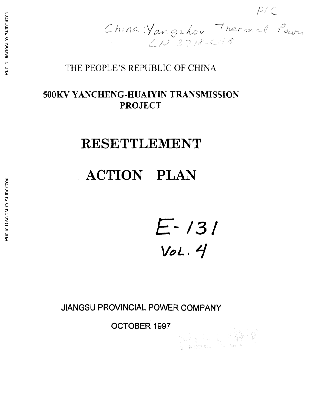 World Bank Document