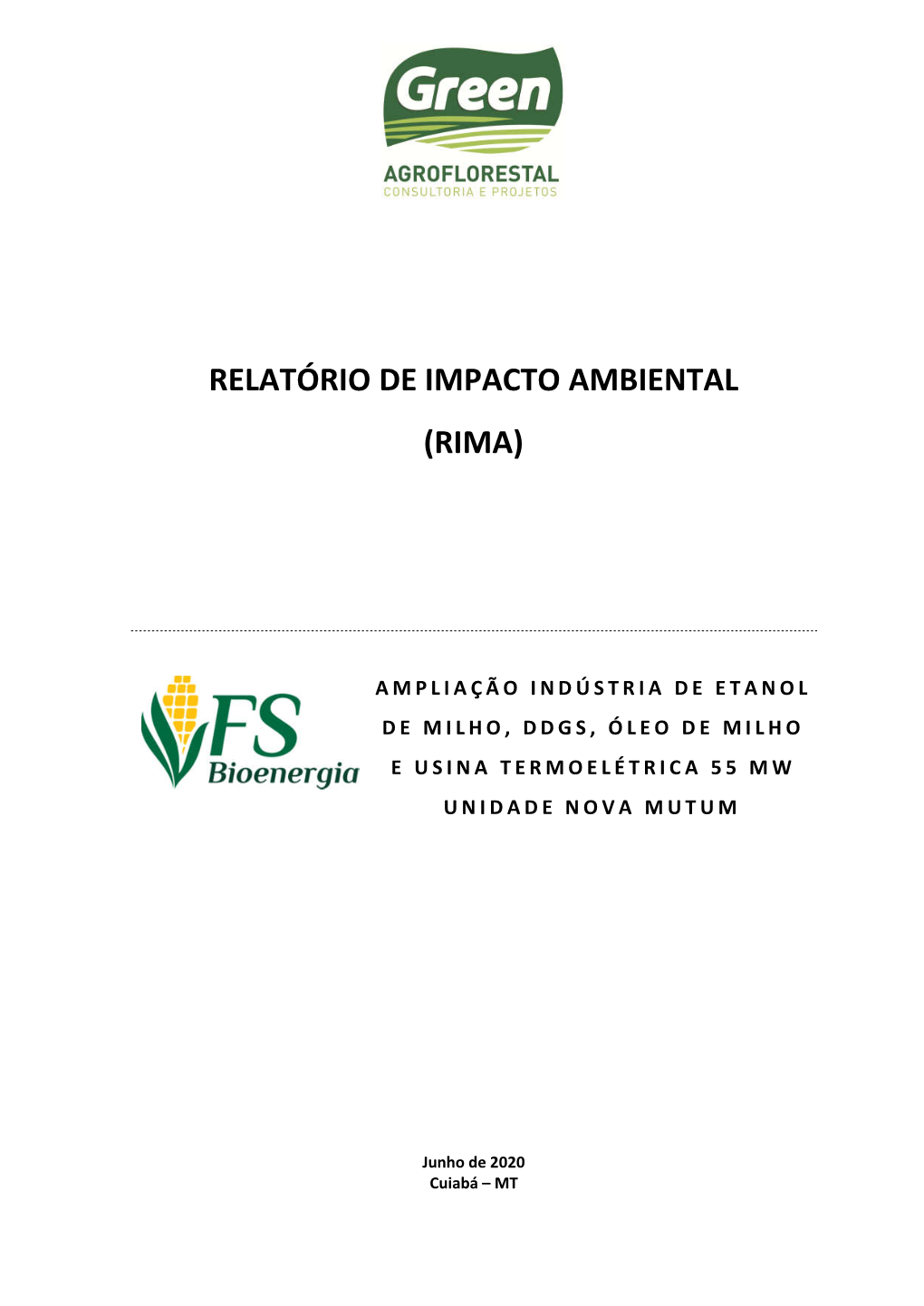 Relatório De Impacto Ambiental (Rima)