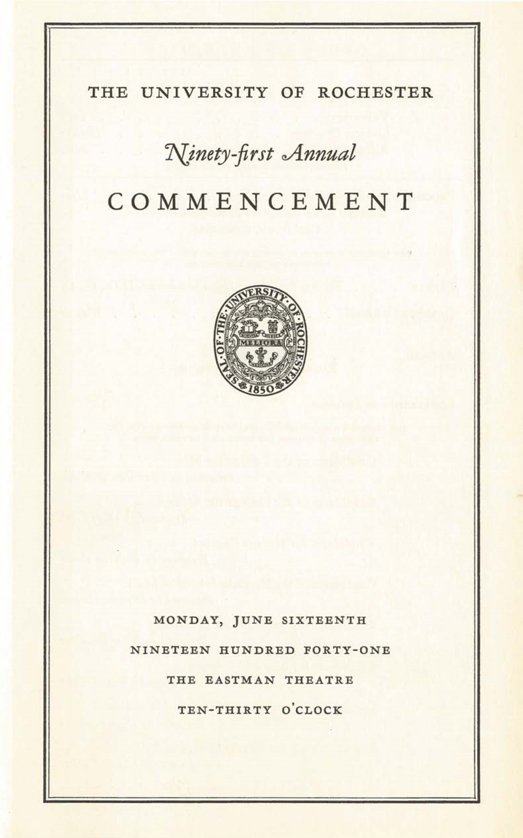 Commencement