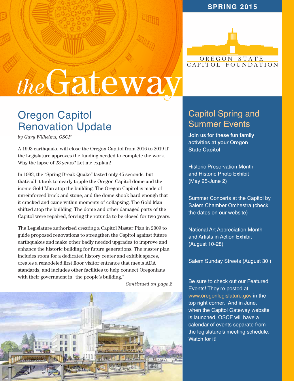 Oregon Capitol Renovation Update