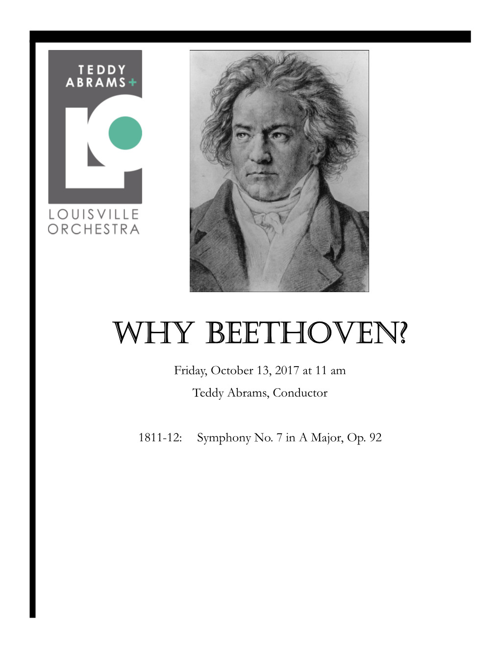 Why Beethoven?