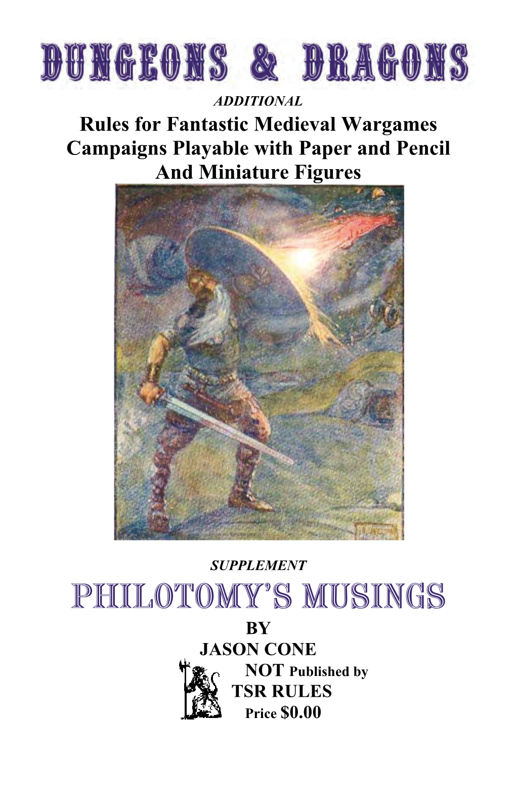 Philotomy's Musings