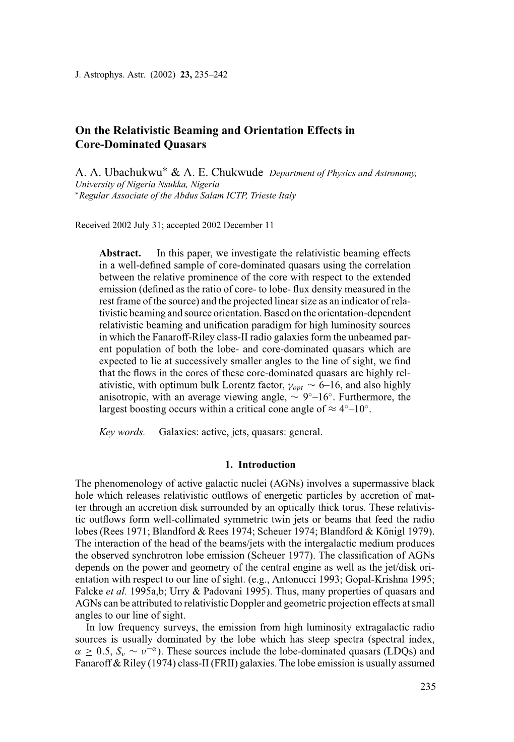 On the Relativistic Beaming and Orientation Effects in Core-Dominated Quasars