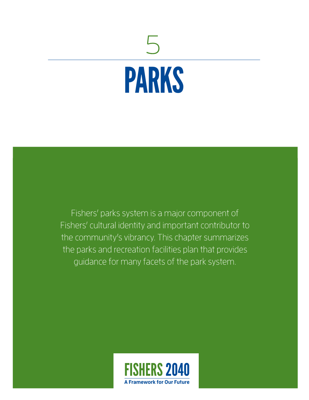 Fishers' Parks System Is a Major Component of Fishers' Cultural