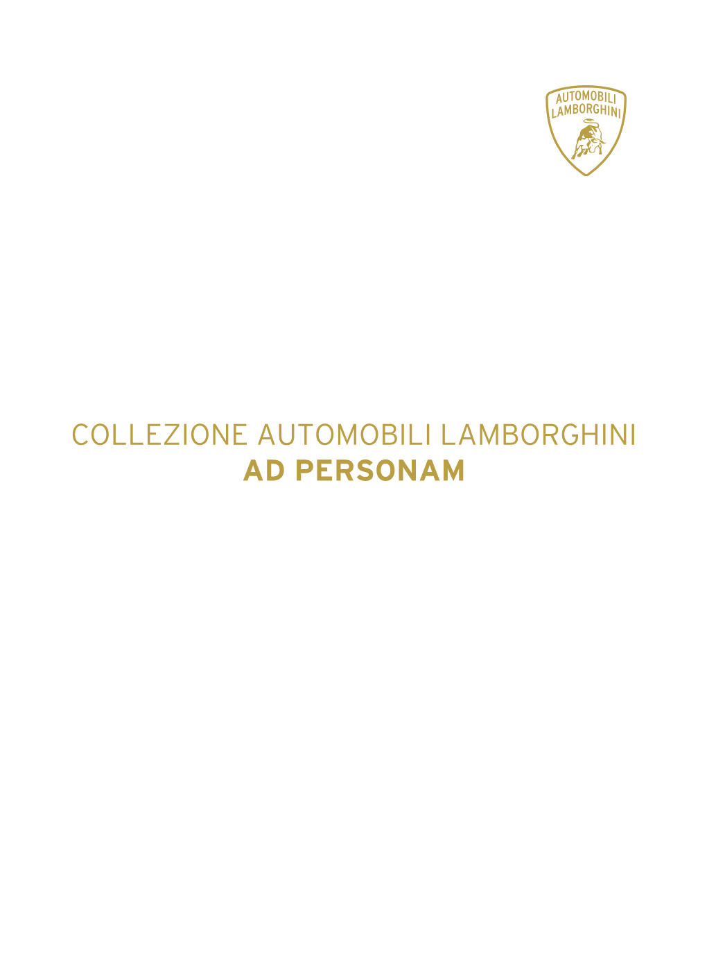 Collezione Automobili Lamborghini Ad Personam