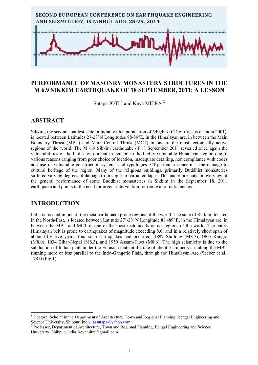 Beşinci Ulusal Deprem Mühendisliği Konferansı, 26-30 Mayıs 2003, İstanbul