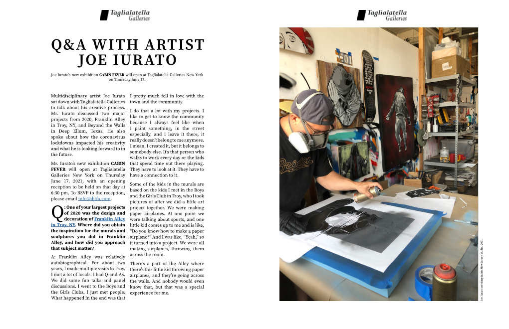 Q&A with Artist Joe Iurato