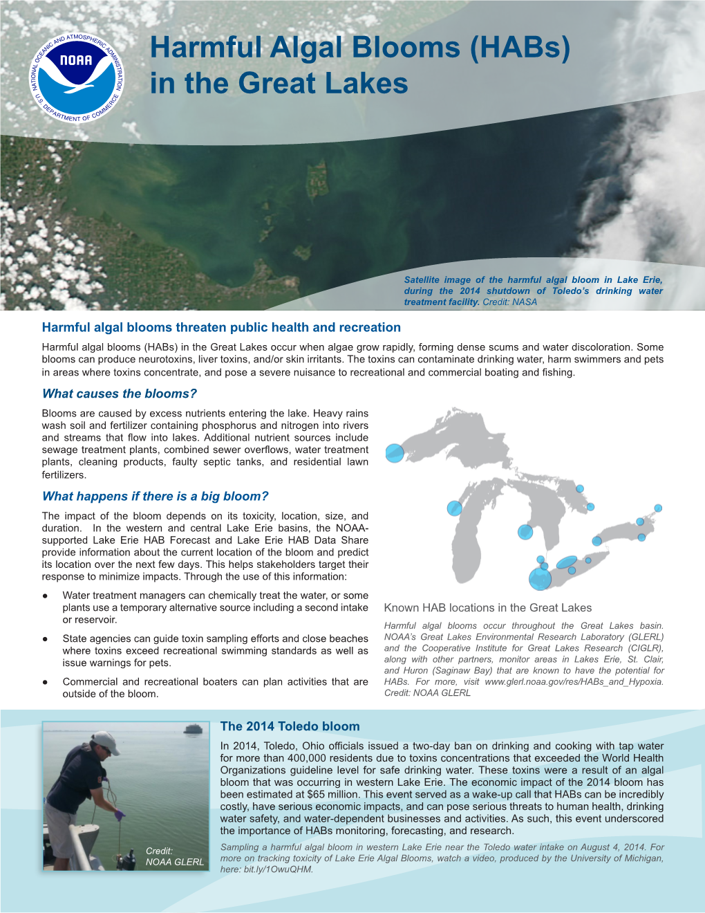 Harmful Algal Blooms (Habs) in the Great Lakes