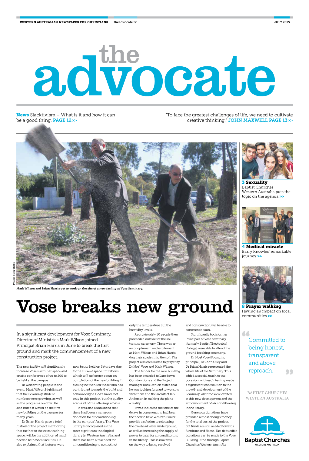 Vose Breaks New Ground Having an Impact on Local Communities >>